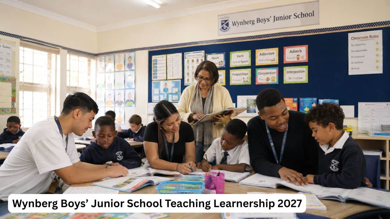 South African student teachers gaining classroom experience during the Wynberg Boys’ Junior School Learnership.
