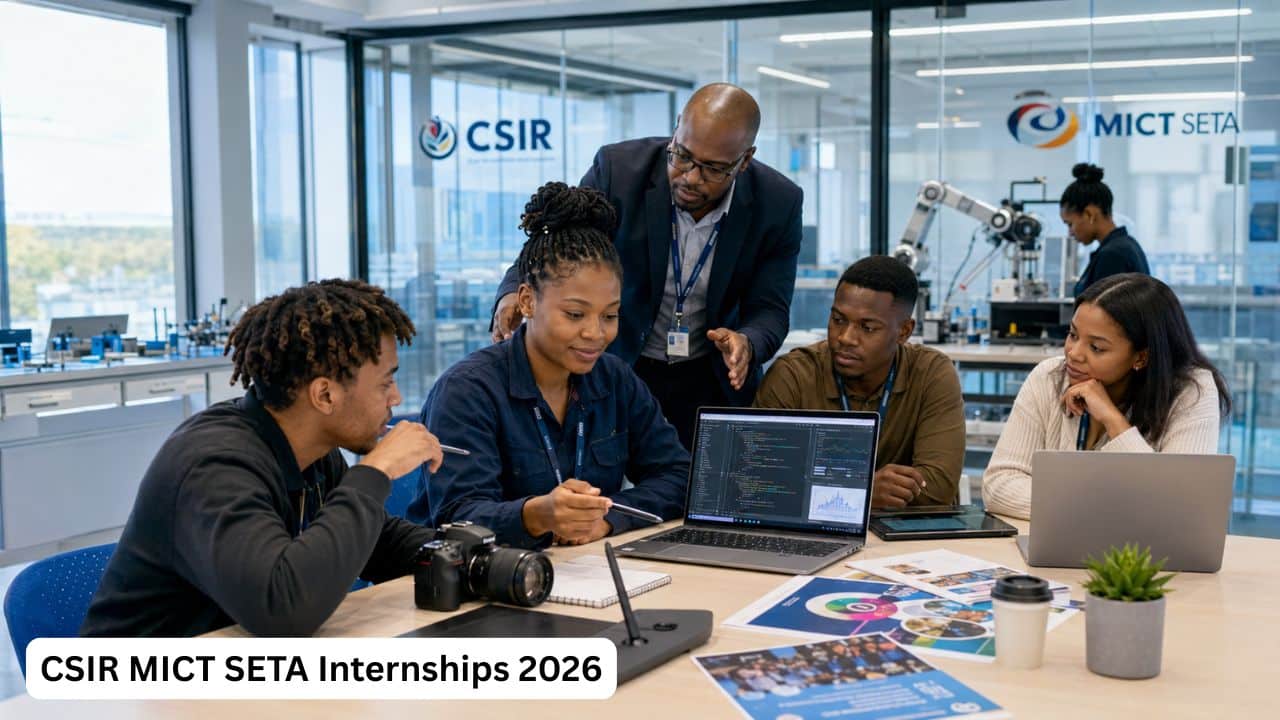 South African graduates gaining technology, design and communication experience through the CSIR MICT SETA Internship Programme
