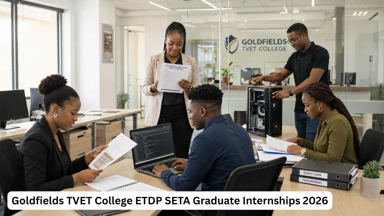 South African graduates participating in the Goldfields TVET College ETDP SETA Internship Programme 2026