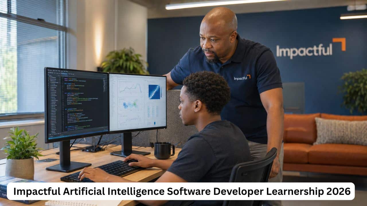 South African learner building and testing a machine learning application during the Impactful Artificial Intelligence Software Developer Learnership 2026.