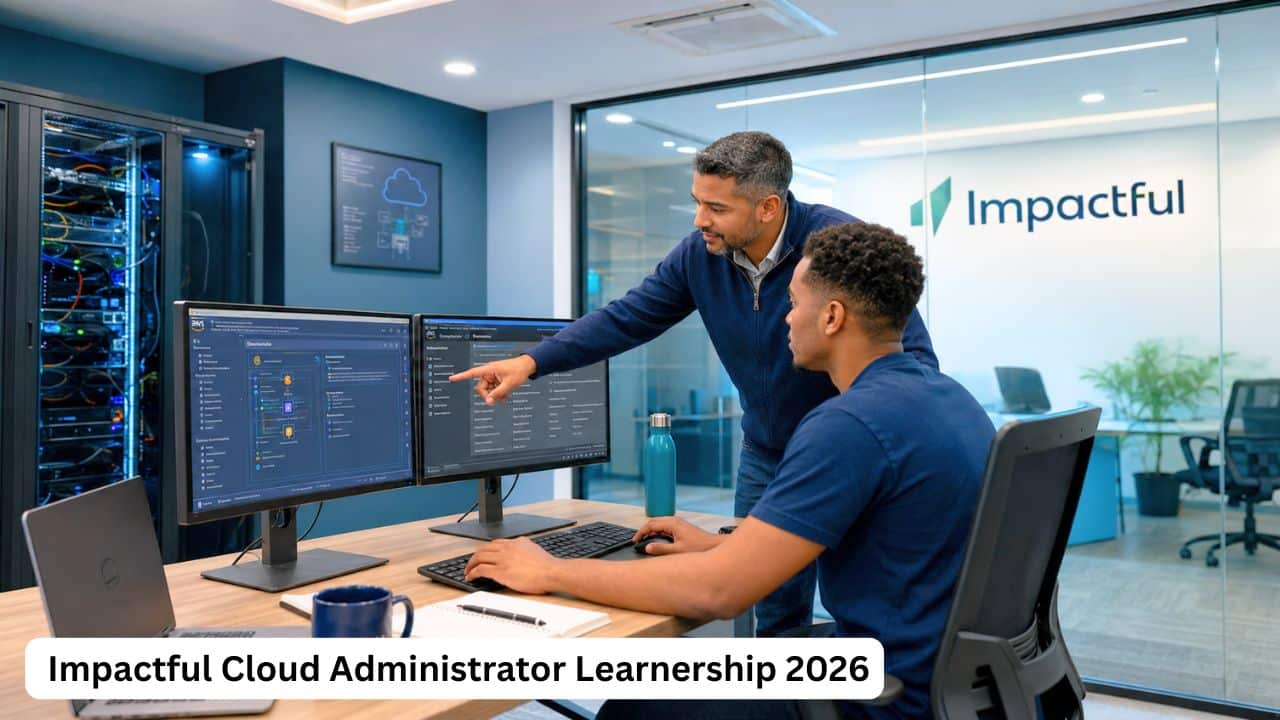 South African trainee developing cloud administration skills through the Impactful Cloud Administrator Learnership 2026.