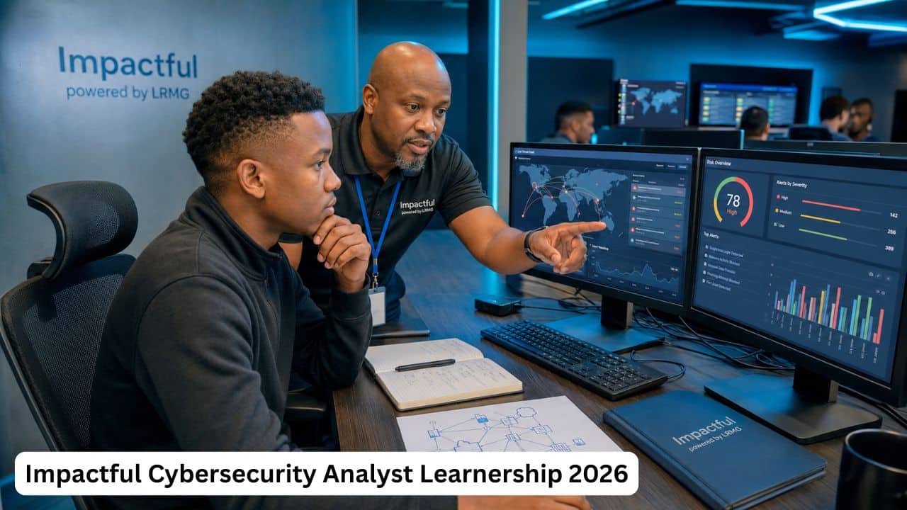 South African learner completing the Impactful Cybersecurity Analyst Learnership 2026