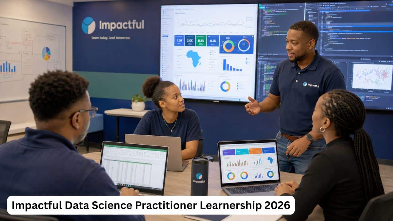 South African learners analysing data during the Impactful Data Science Practitioner Learnership