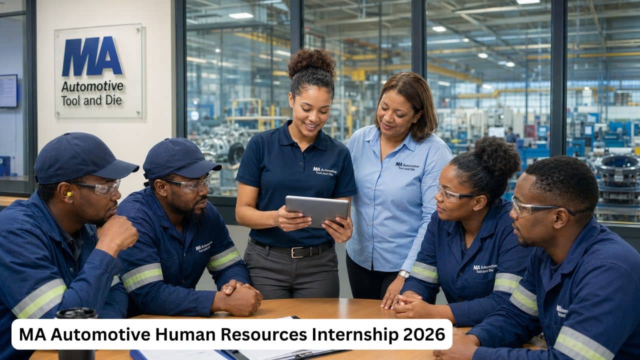 South African Human Resources graduate assisting with employee onboarding at MA Automotive