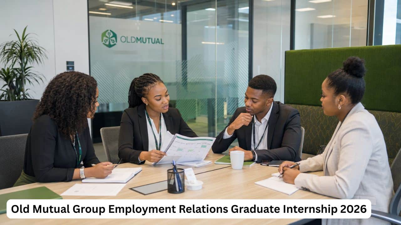 South African Human Resources graduate supporting an employment relations team during the Old Mutual Graduate Internship