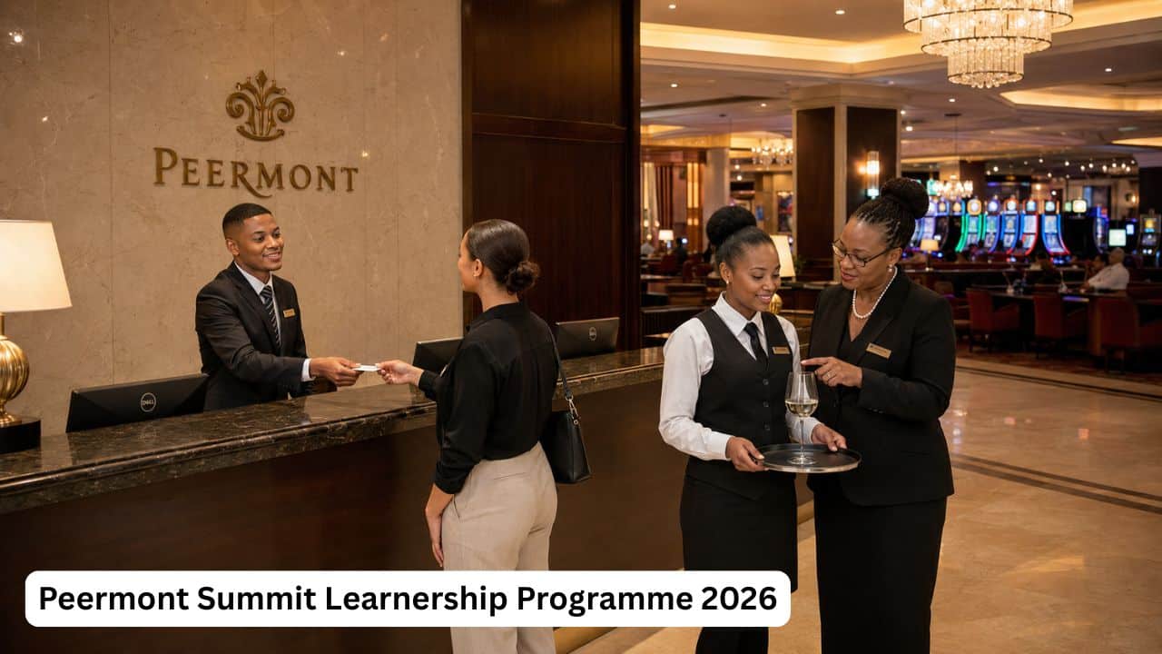 Peermont Summit Learnership participants receiving hospitality and gaming operations training
