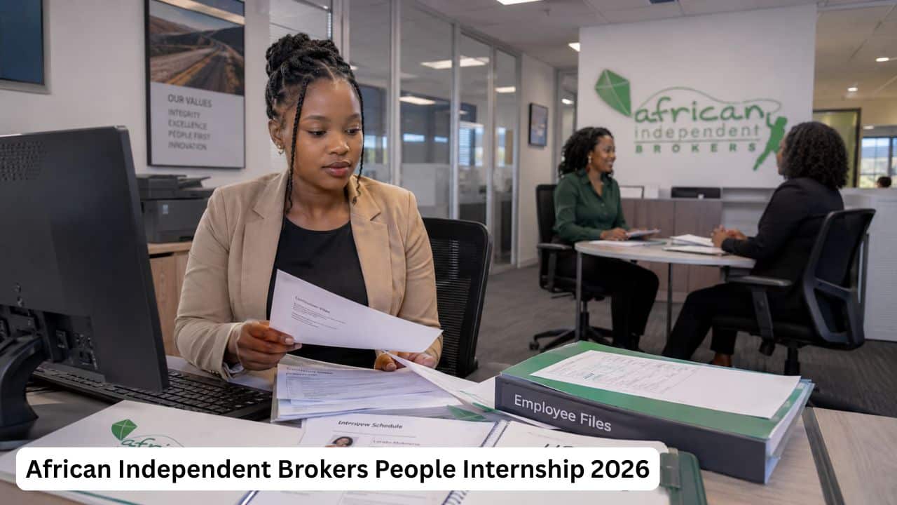 Young South African human resources graduate gaining recruitment and employee administration experience through African Independent Brokers in 2026.